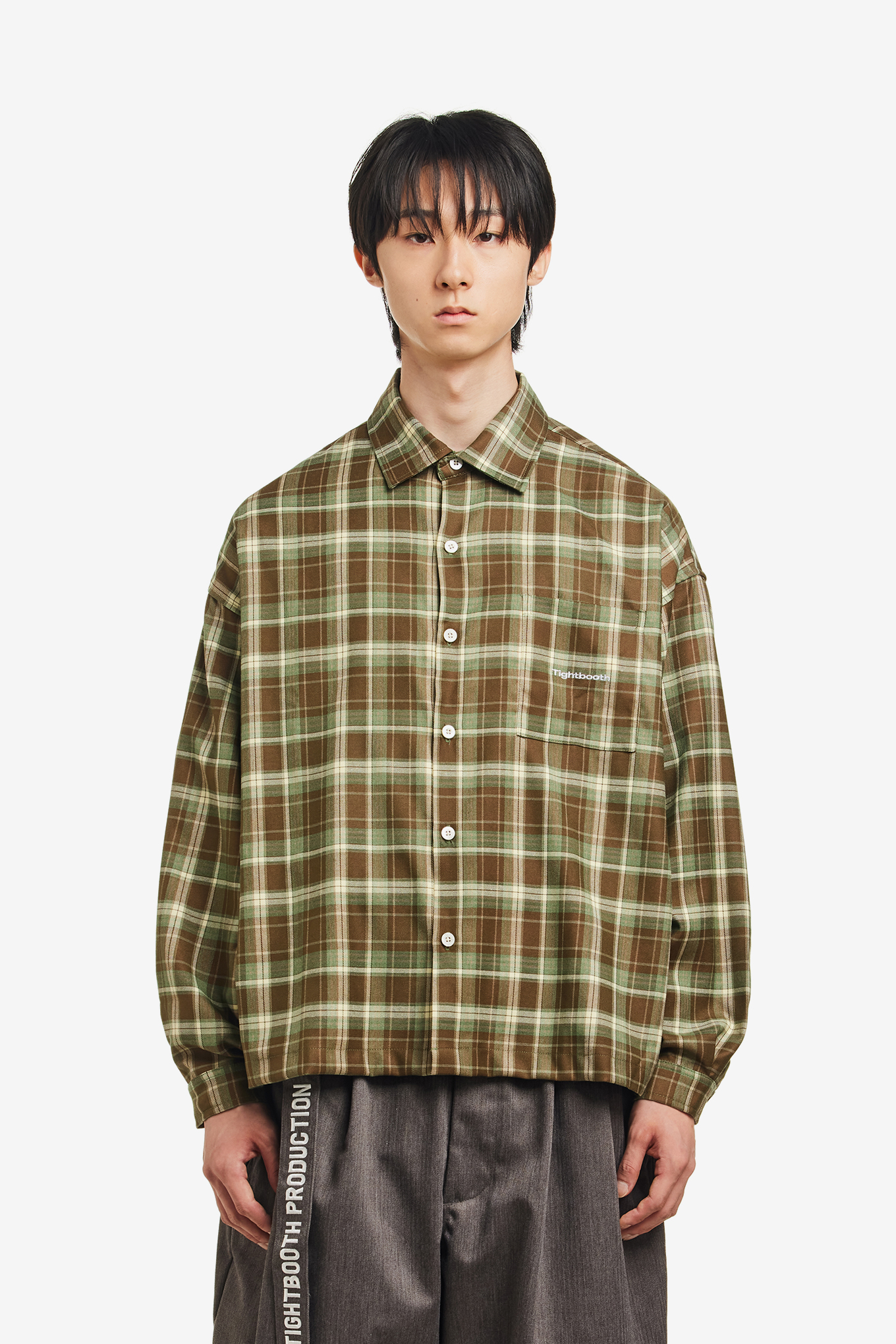 トップス TIGHTBOOTH PLAID L/S SHIRT GREEN PLAID L/S SHIRT-TIGHTBOOTH-186000 | 웍스아웃