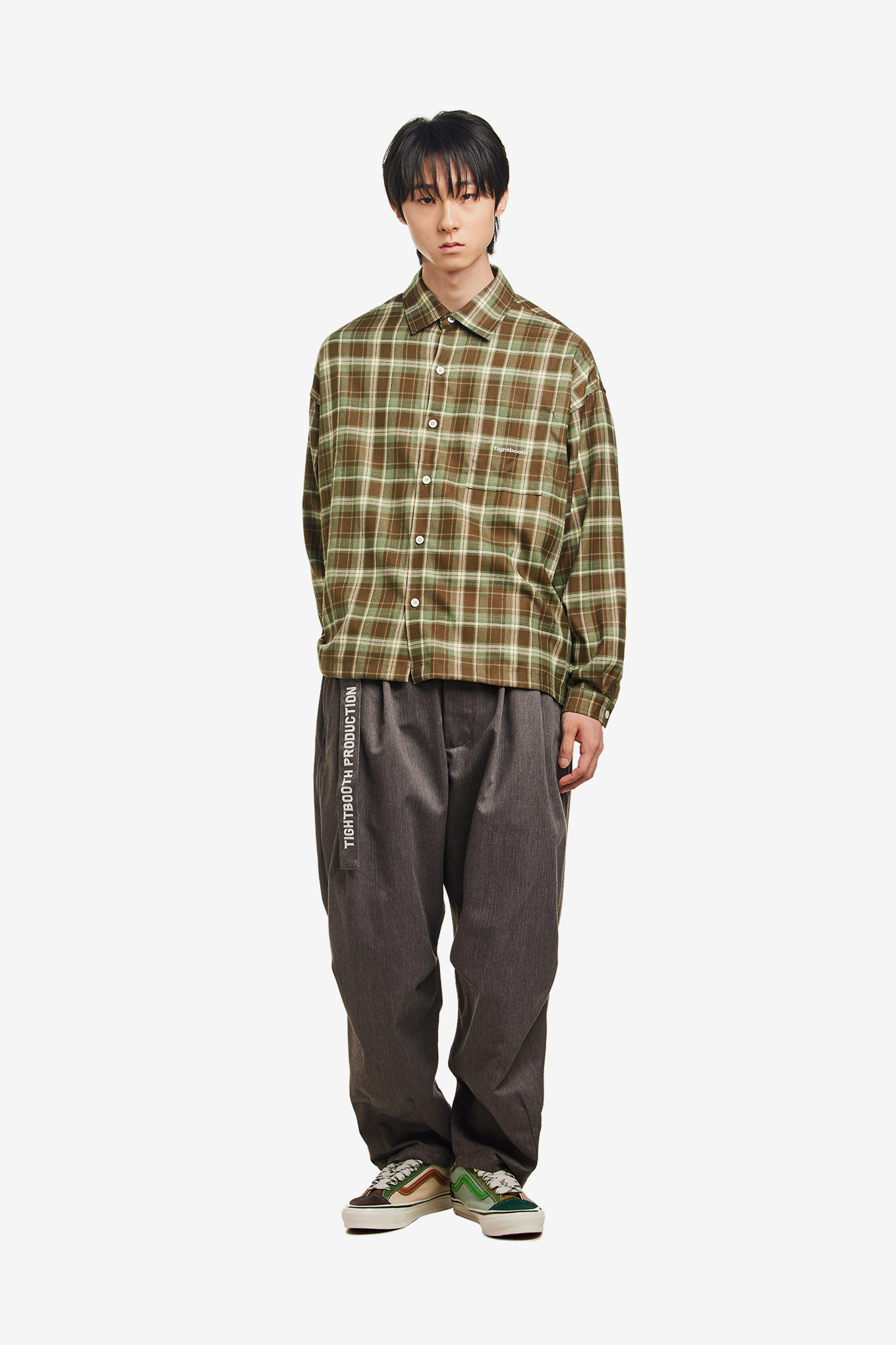 PLAID L/S SHIRT-TIGHTBOOTH-186000 | 웍스아웃