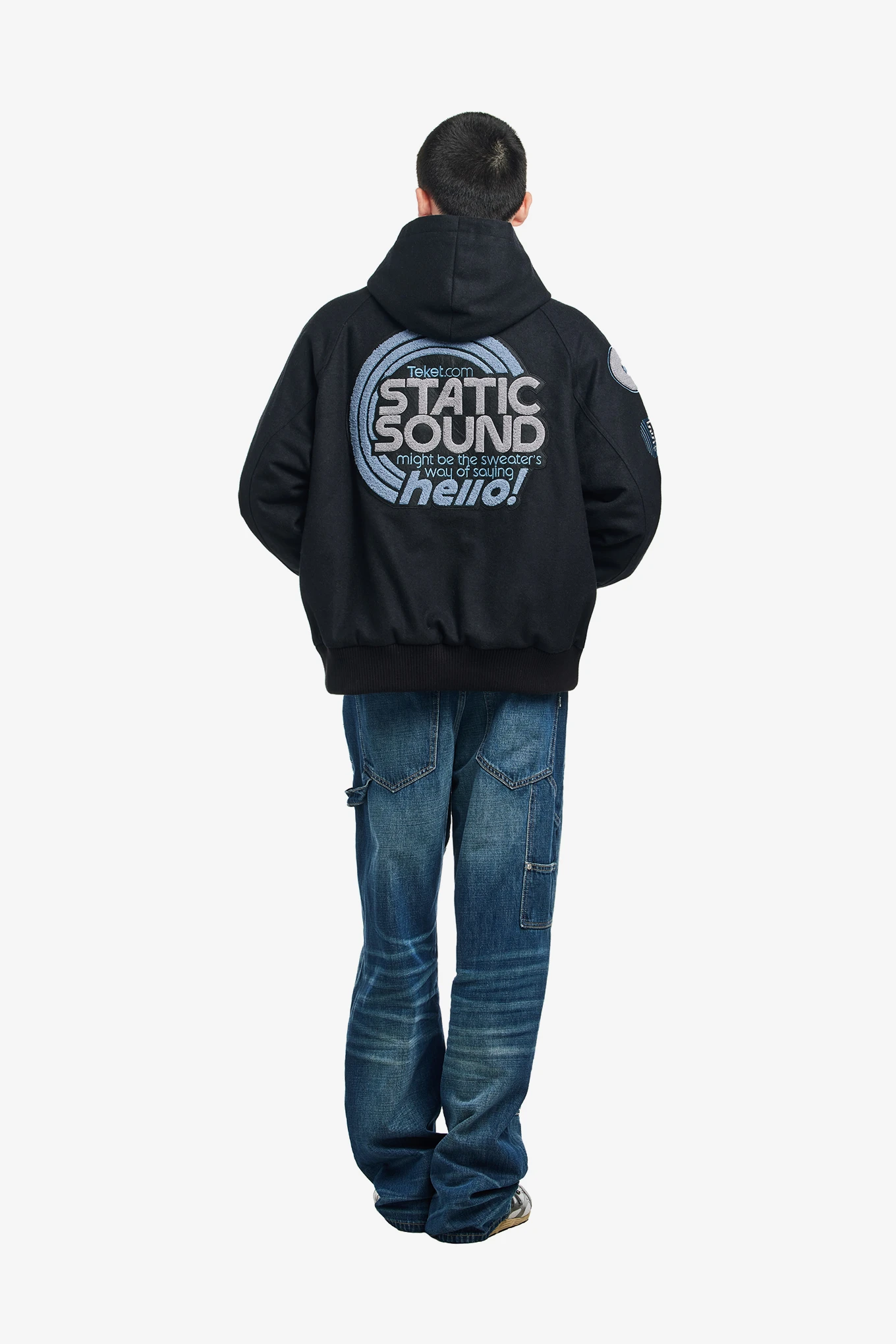 STATIC SOUND VARSITY JACKET-TEKET-269000 | 웍스아웃