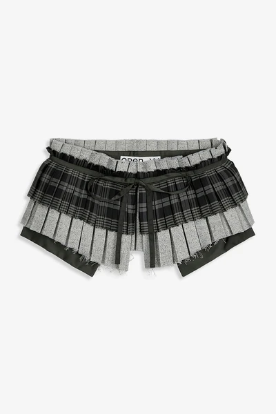 PLEATS LAYERED POCKET BELT-OPEN YY-138600 | 웍스아웃