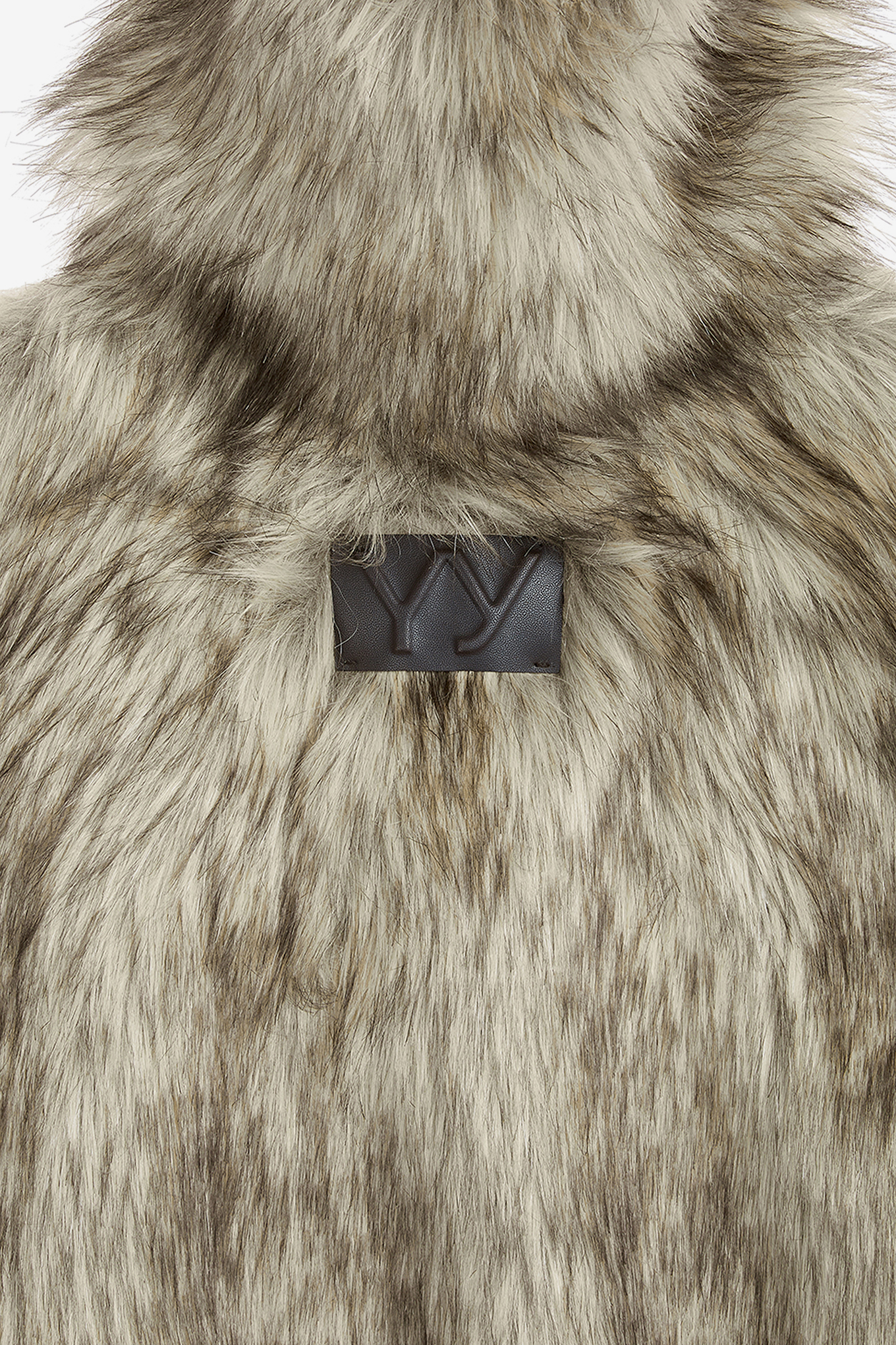 REVERSIBLE FAUX FUR HOOD JACKET-OPEN YY-306600 | 웍스아웃