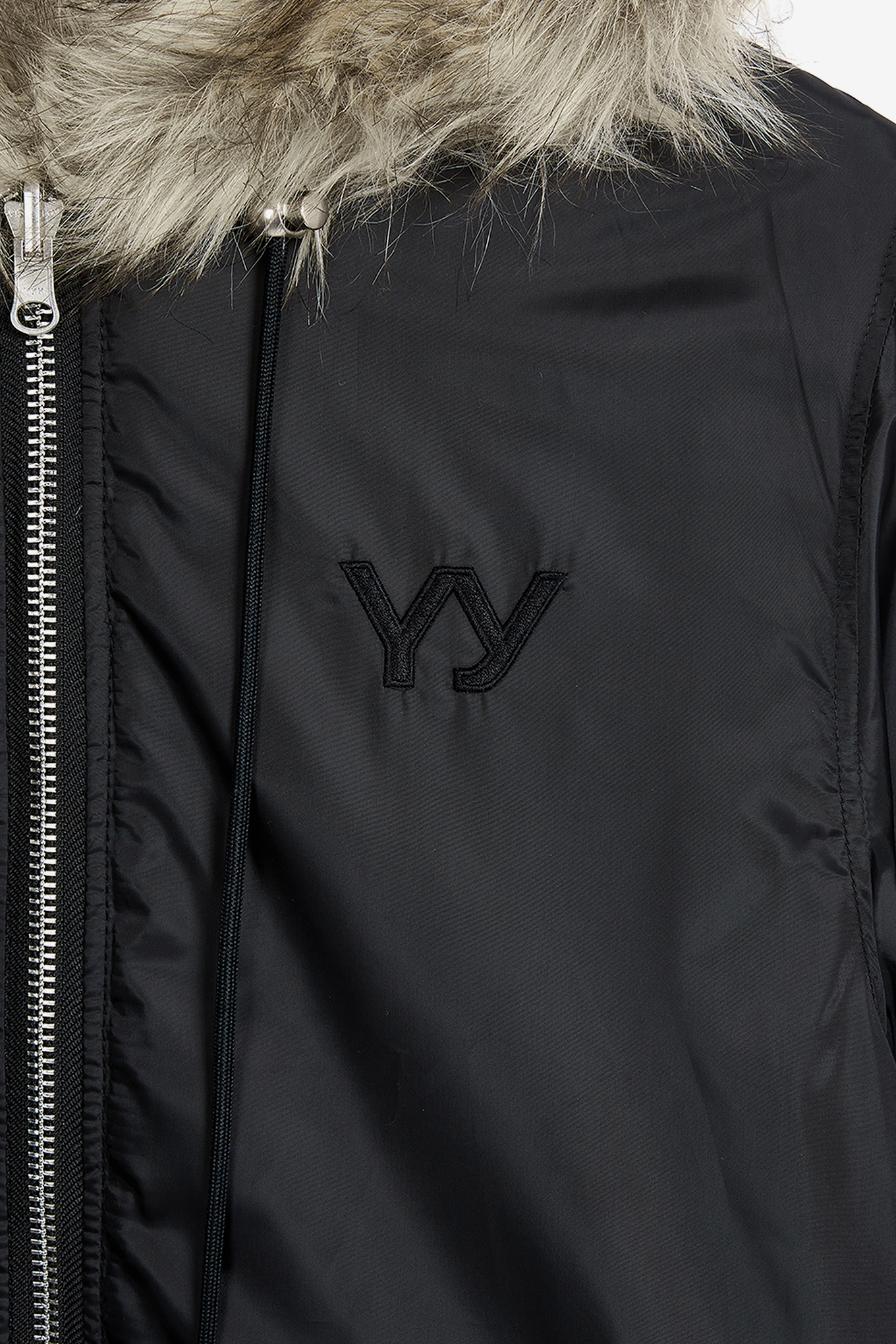 REVERSIBLE FAUX FUR HOOD JACKET-OPEN YY-306600 | 웍스아웃