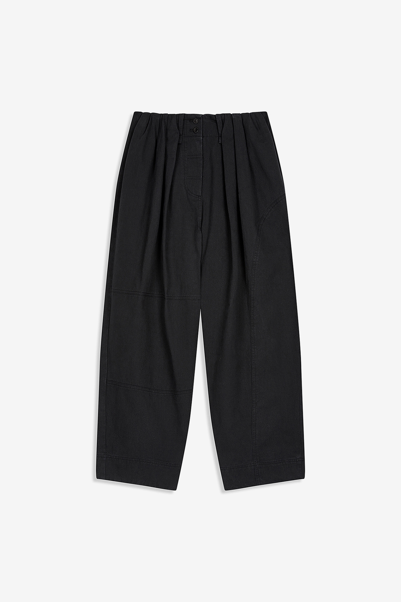 FULL GATHER PANTS-OPEN YY-180600 | 웍스아웃