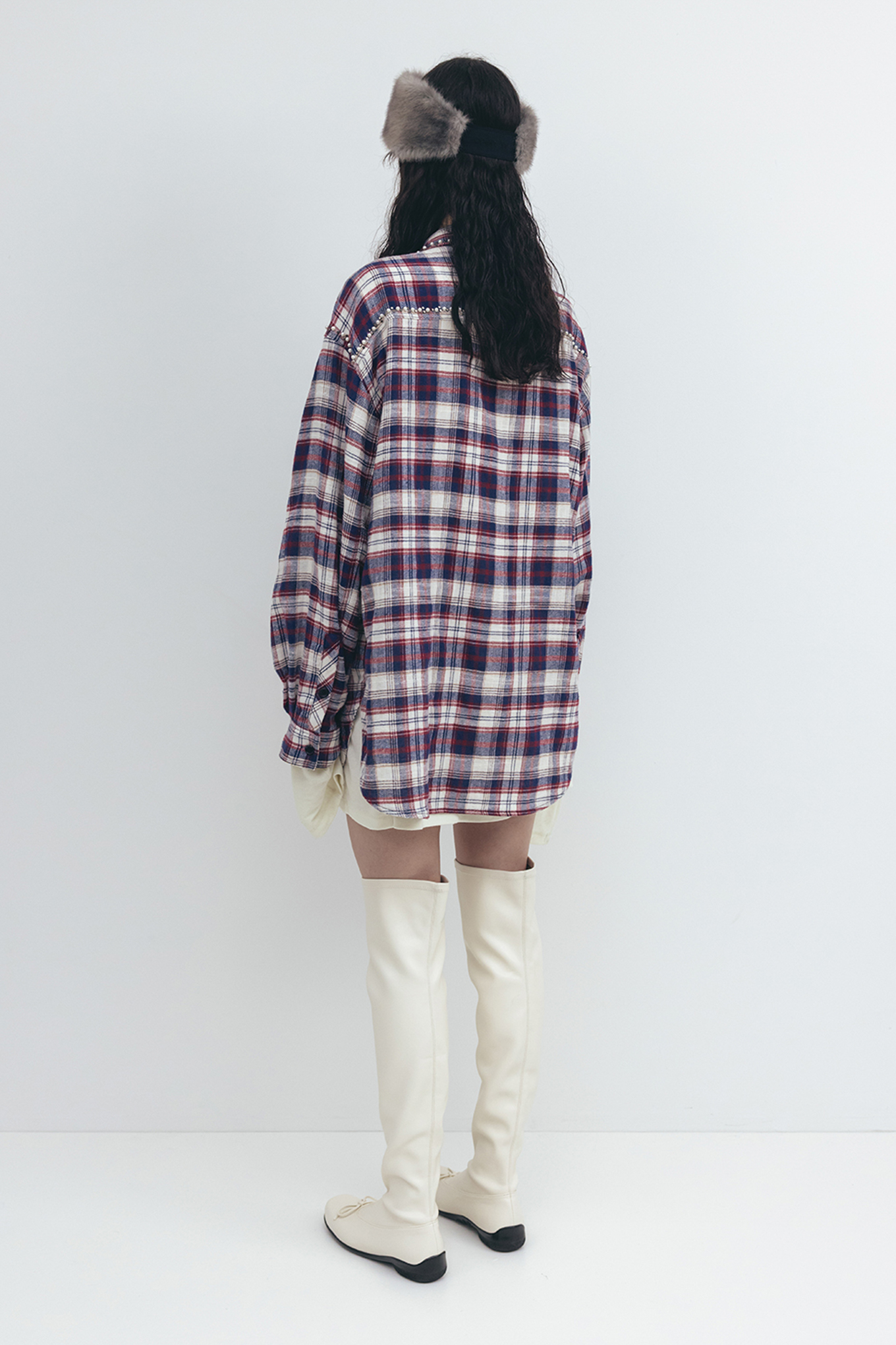 BEADED POCKET SHIRT-OPEN YY-180600 | 웍스아웃