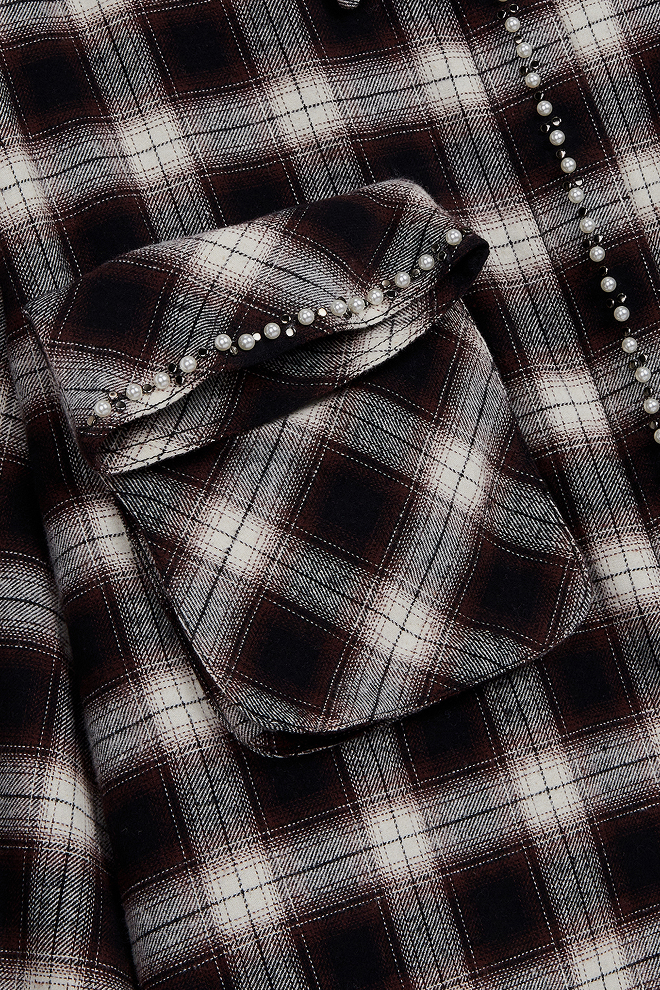 BEADED POCKET SHIRT-OPEN YY-180600 | 웍스아웃