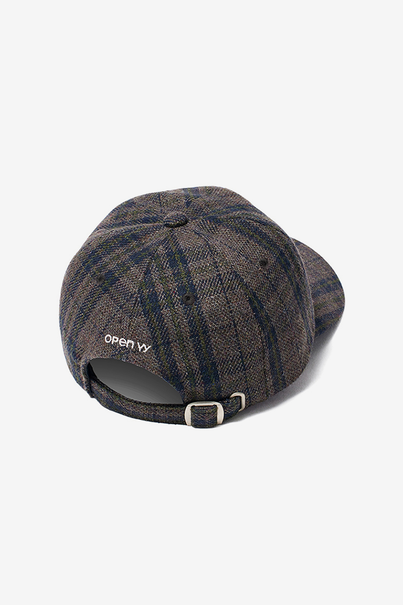 YY CHECKERED HEART BONE BALL CAP-OPEN YY-108000 | 웍스아웃