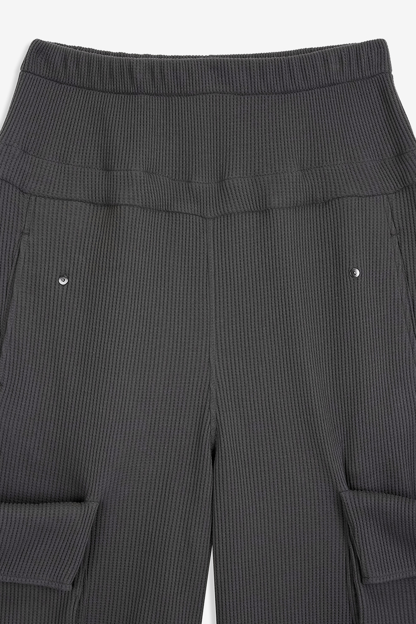 ROLLED WAIST WAFFLE CARGO SHORTS-OPEN YY-218000 | 웍스아웃