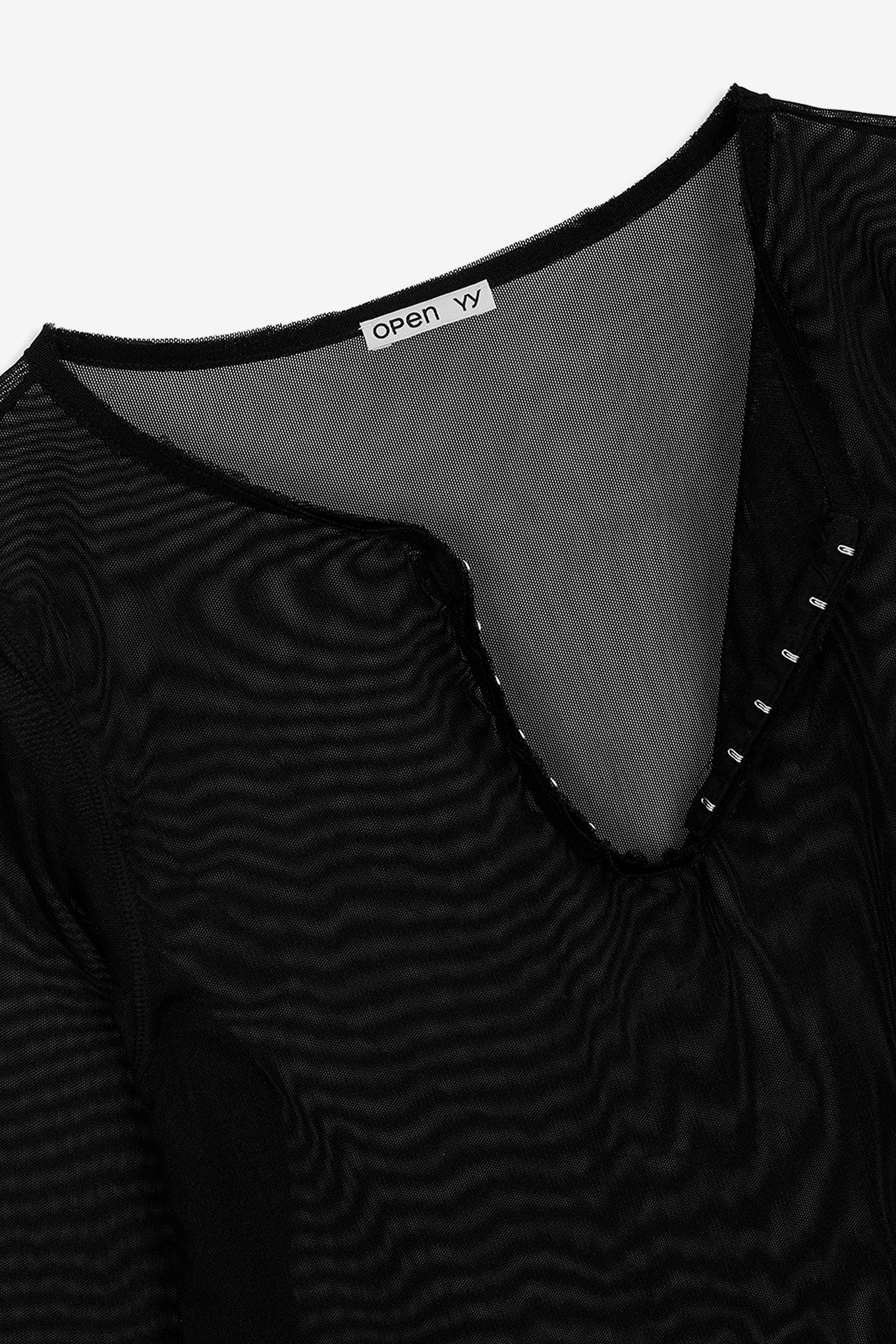 MESH HOOK HENLEY LONG SLEEVE-OPEN YY-92000 | 웍스아웃