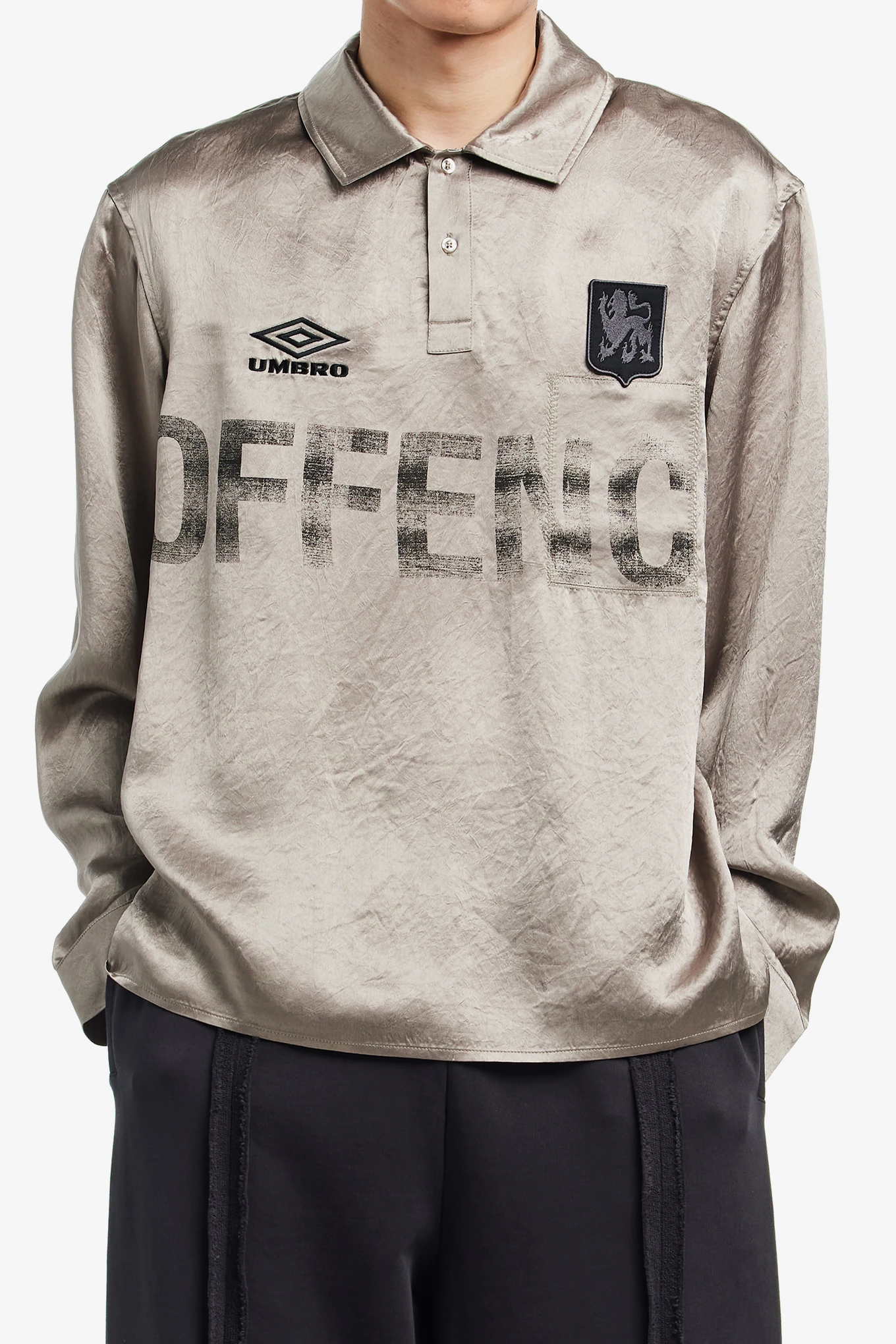 SATIN ENFIELD SHIRT-UMBRO-264000 | 웍스아웃