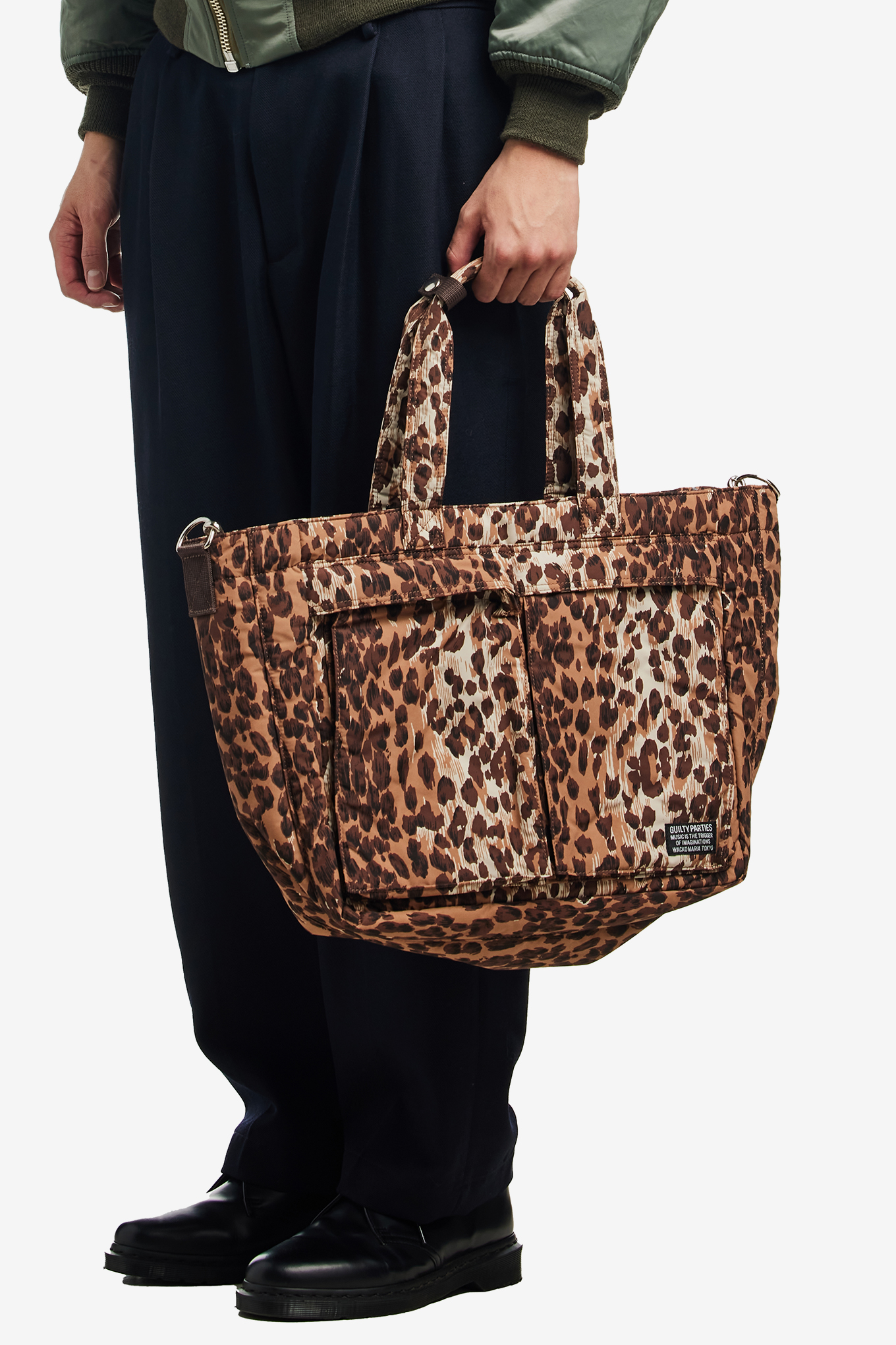 SPEAK EASY / LEOPARD 12 INCH RECORD BAG-WACKO MARIA-375000 | 웍스아웃