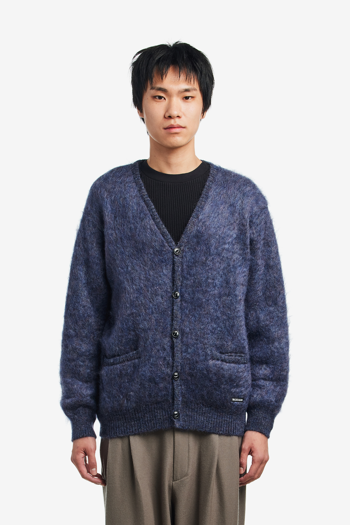 MIX MOHAIR CARDIGAN-WACKO MARIA-440000 | 웍스아웃