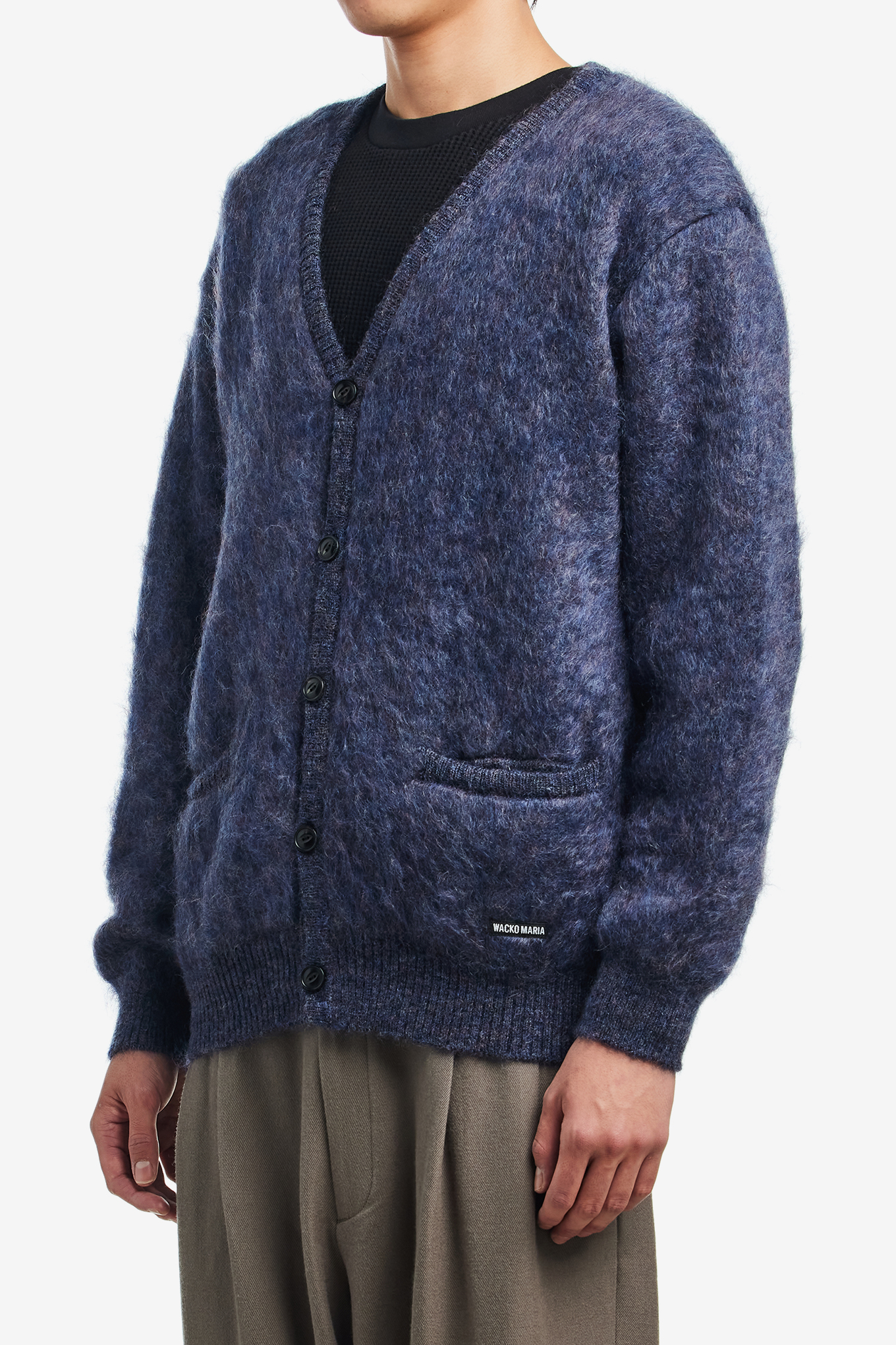 MIX MOHAIR CARDIGAN-WACKO MARIA-440000 | 웍스아웃
