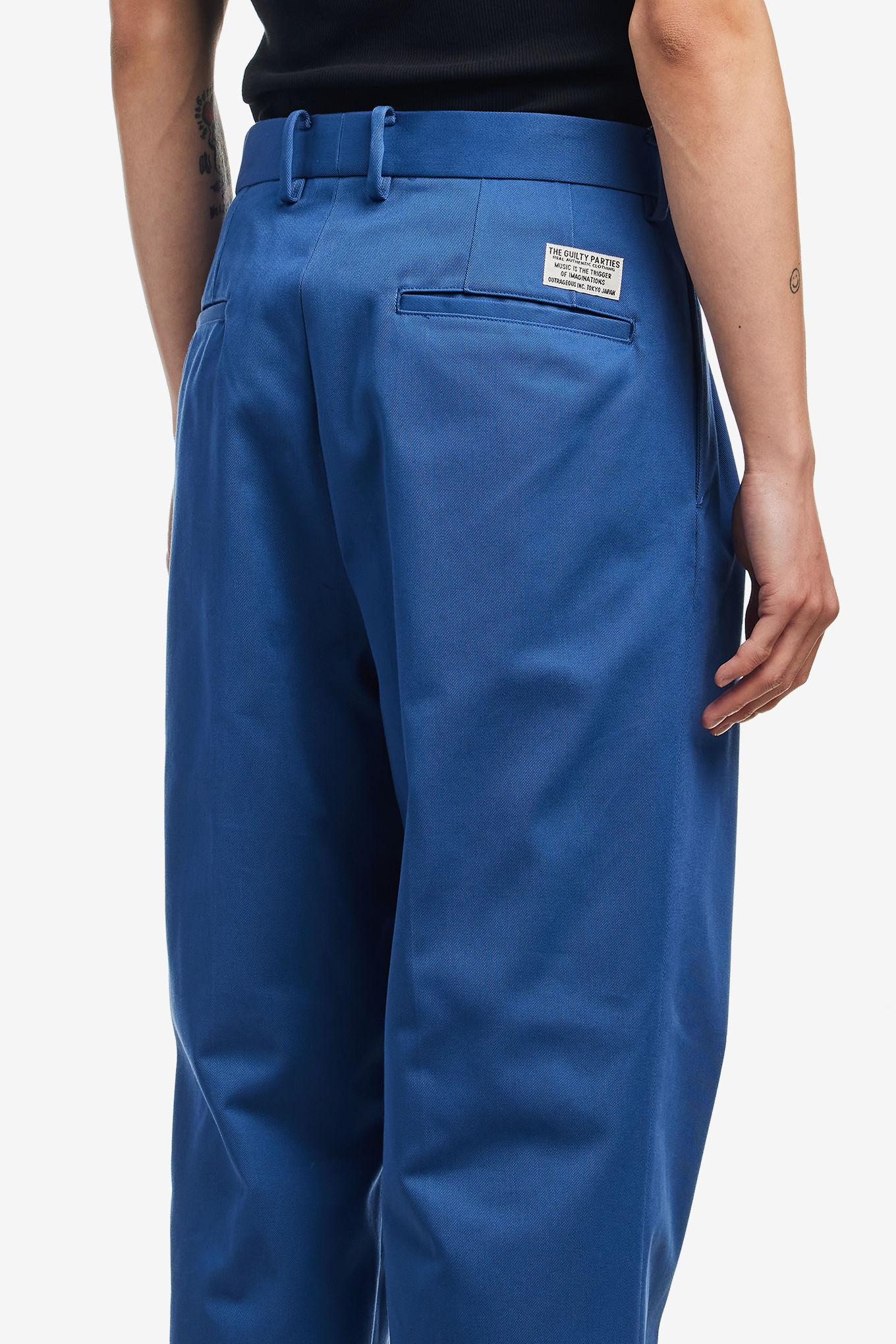 PLEATED CHINO TROUSERS ( TYPE-1 )-WACKO MARIA-150000 | 웍스아웃