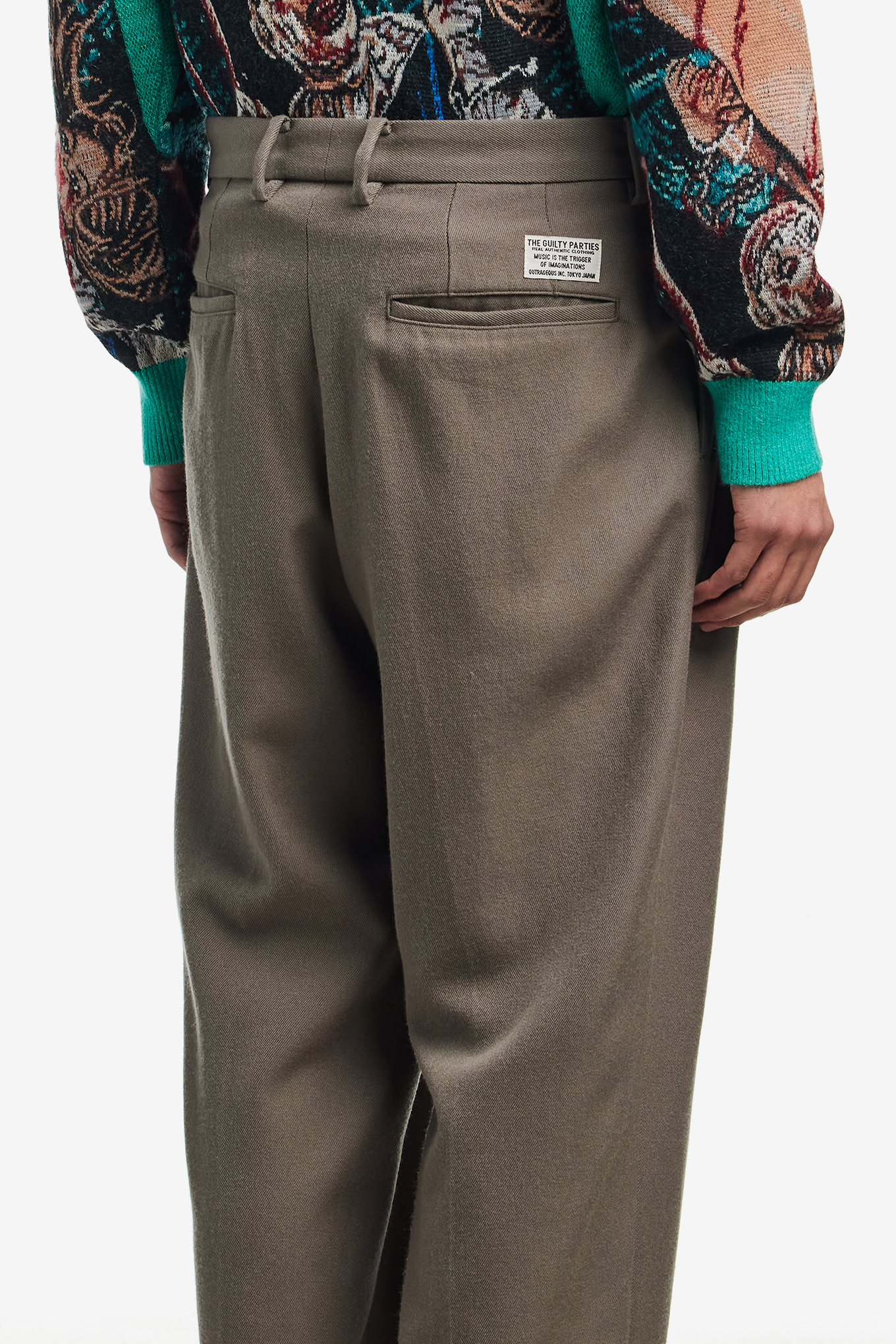 PLEATED CHINO TROUSERS ( TYPE-2 )-WACKO MARIA-190000 | 웍스아웃 PLEATED CHINO TROUSERS ( TYPE-2 )-WACKO MARIA-190000 | 웍스아웃