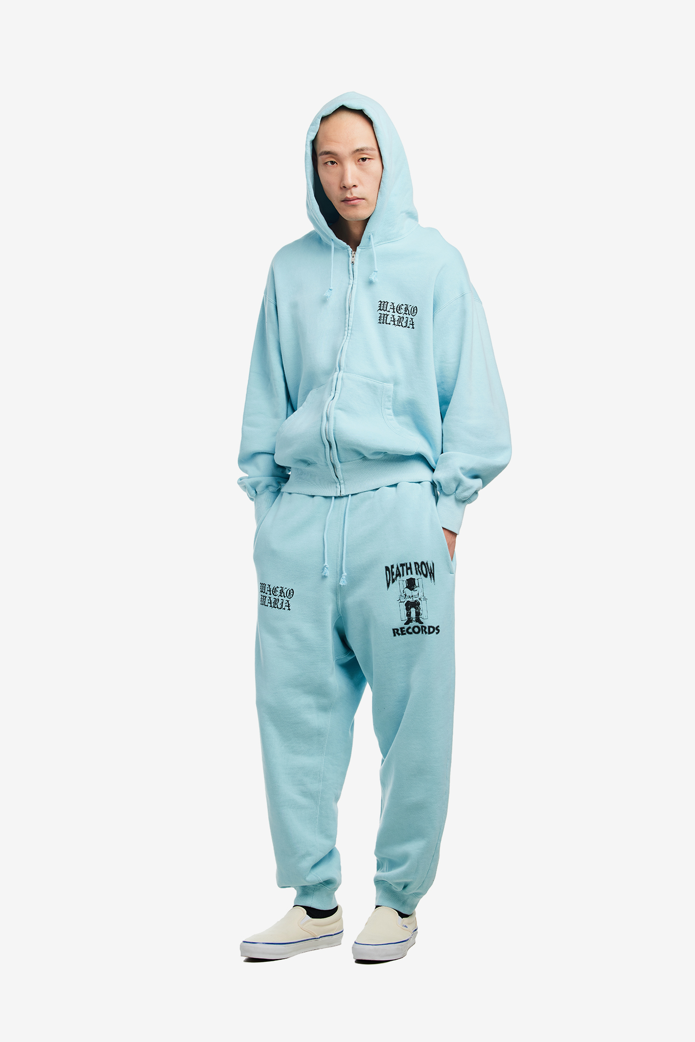 DEATH ROW RECORDS / ZIP HOODED SWEAT SHIRT-WACKO MARIA-225000