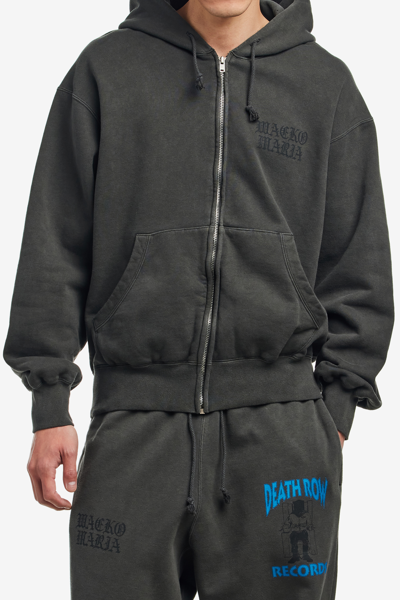 DEATH ROW RECORDS / ZIP HOODED SWEAT SHIRT-WACKO MARIA-225000