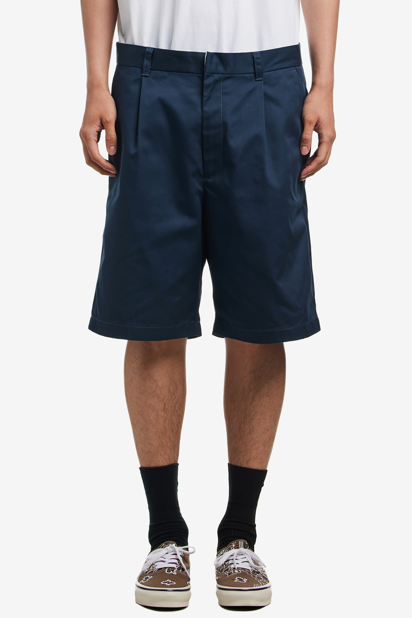 DICKIES / PLEATED SHORT TROUSERS-WACKO MARIA-180000 | 웍스아웃