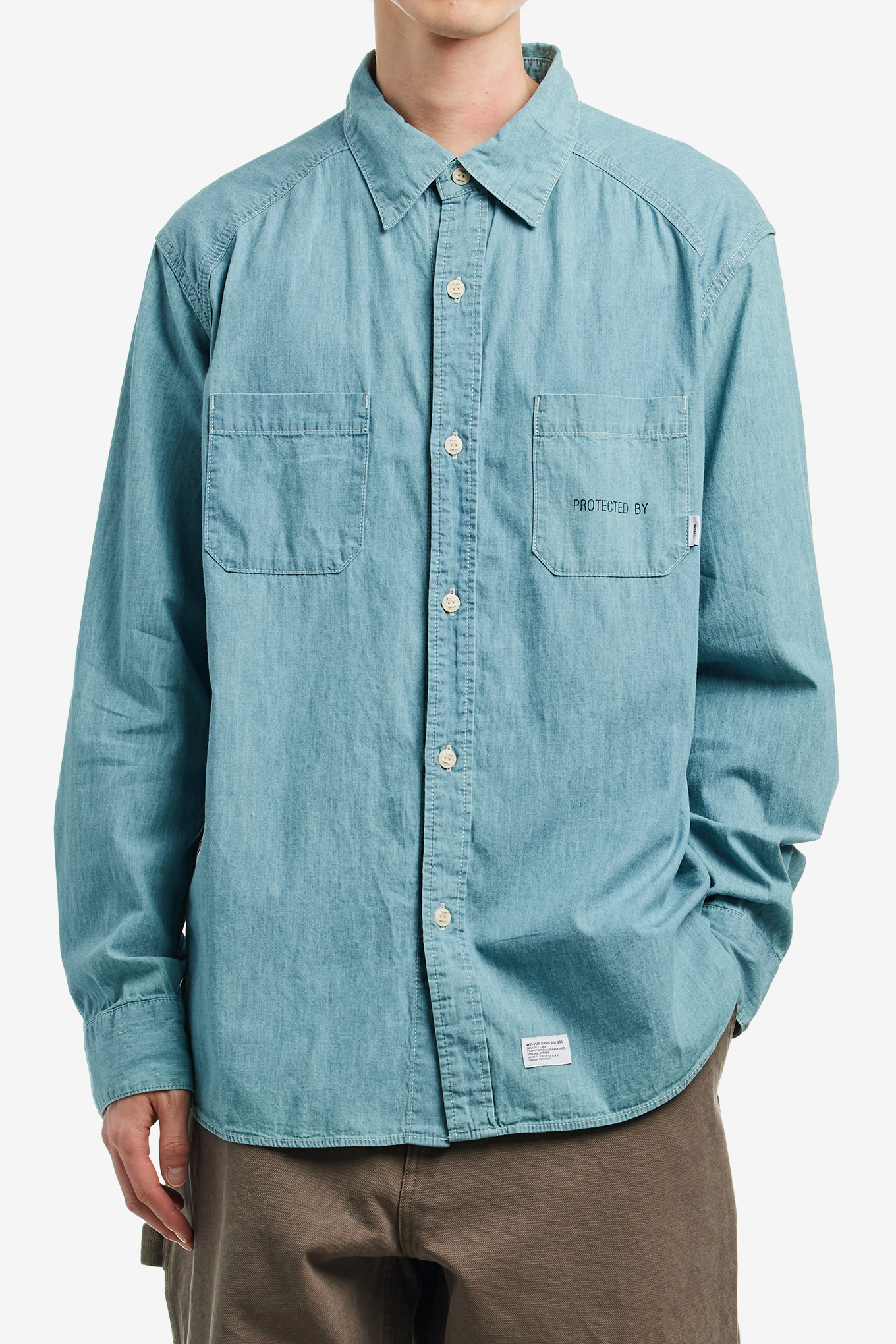 CB / LS / COTTON. CHAMBRAY-WTAPS-420000 | 웍스아웃